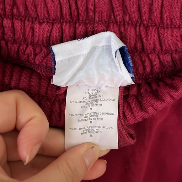 Champion Red Sweatpants Joggers Workout Running Size Medium - Picture 7 of 12